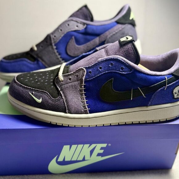 Air Jordan 1 Retro Low OG x Zion Williamson Voodoo IH2309-500 Men’s Size 12 - Picture 6 of 12